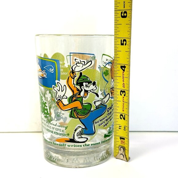 Walt Disney 100 Years of Magic Tumbler Glass Macdonalds Mickey Mouse Goofy - Picture 2 of 10